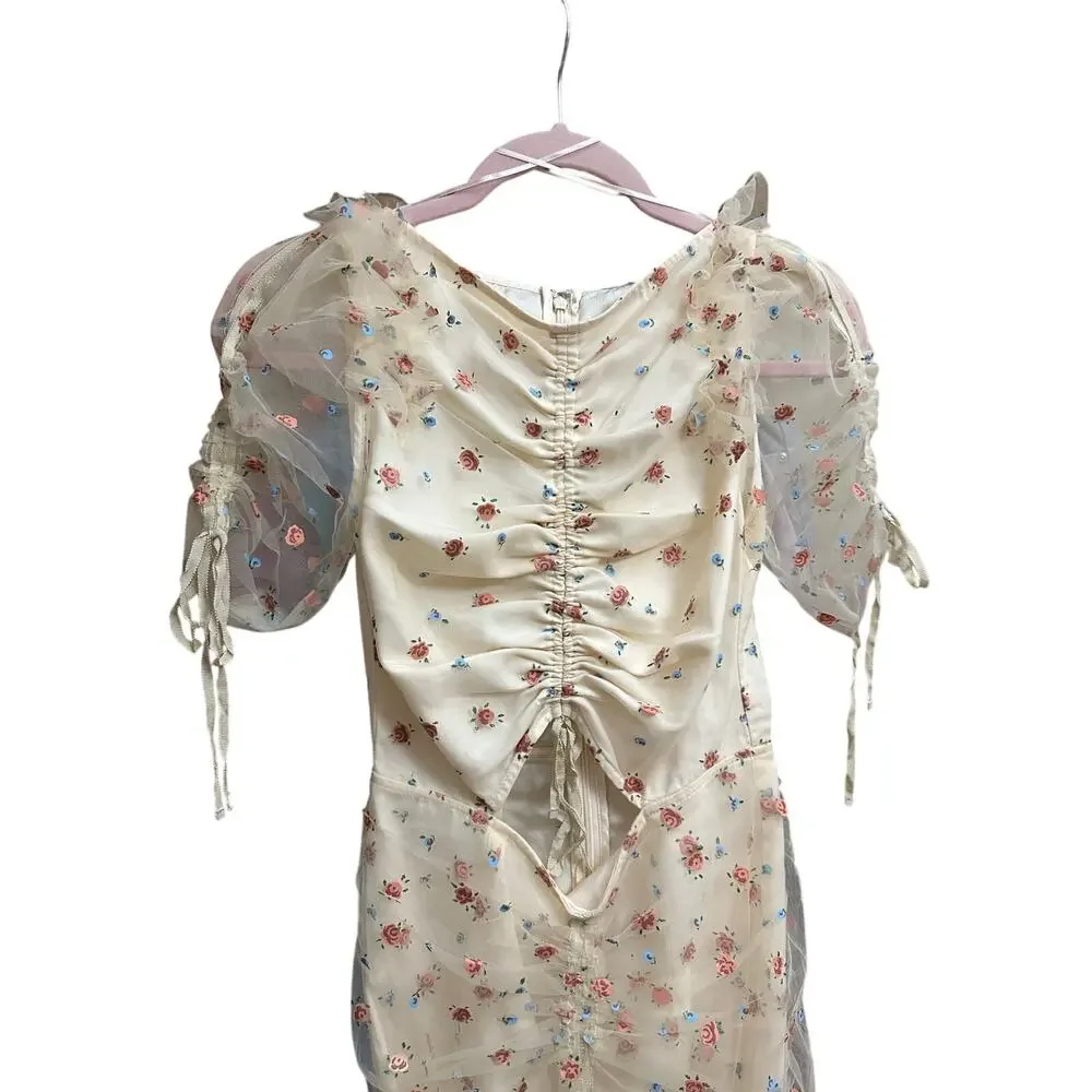 ALICE MCCALL PEACH MOOD FOR LOVE MINI DRESS Size US 2 Brand New - Picture 9 of 16